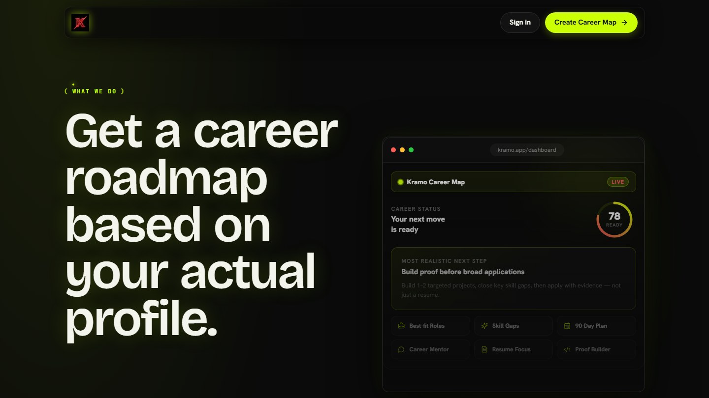 Kramo project screenshot